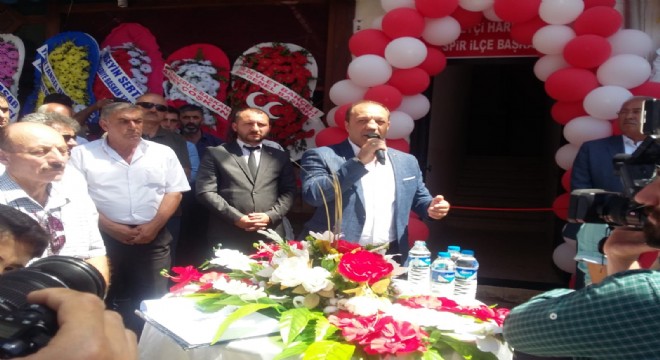MHP'den İspir'de görkemli açılış 